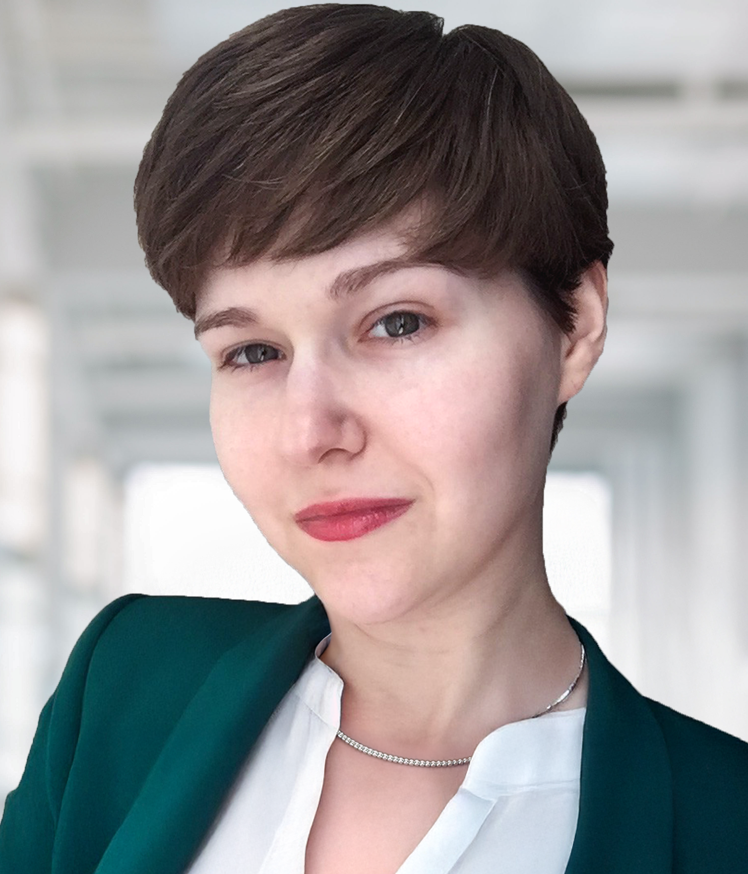 Portrait photo of designer Michelle Farrington